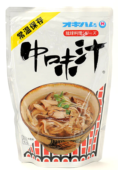 税・送料込！中味汁(なかみじる) 350g オキハム 豚モツのスープ 沖縄の